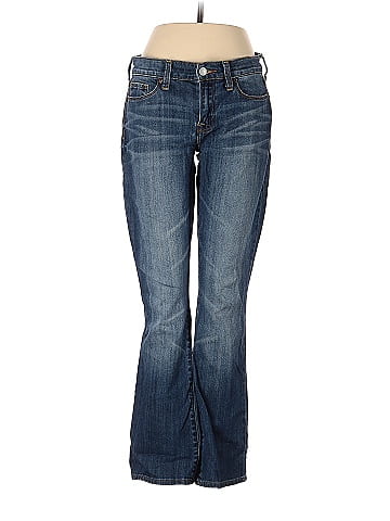 Lucky Brand Solid Blue Jeans Size 6 - 66% off