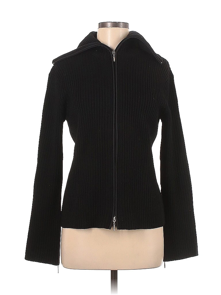 Elie Tahari 100% Merino Black Jacket Size M - 84% off | thredUP