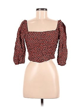 Topshop 3/4 Sleeve Blouse (view 1)