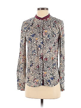 Rebecca Taylor Long Sleeve Silk Top (view 1)
