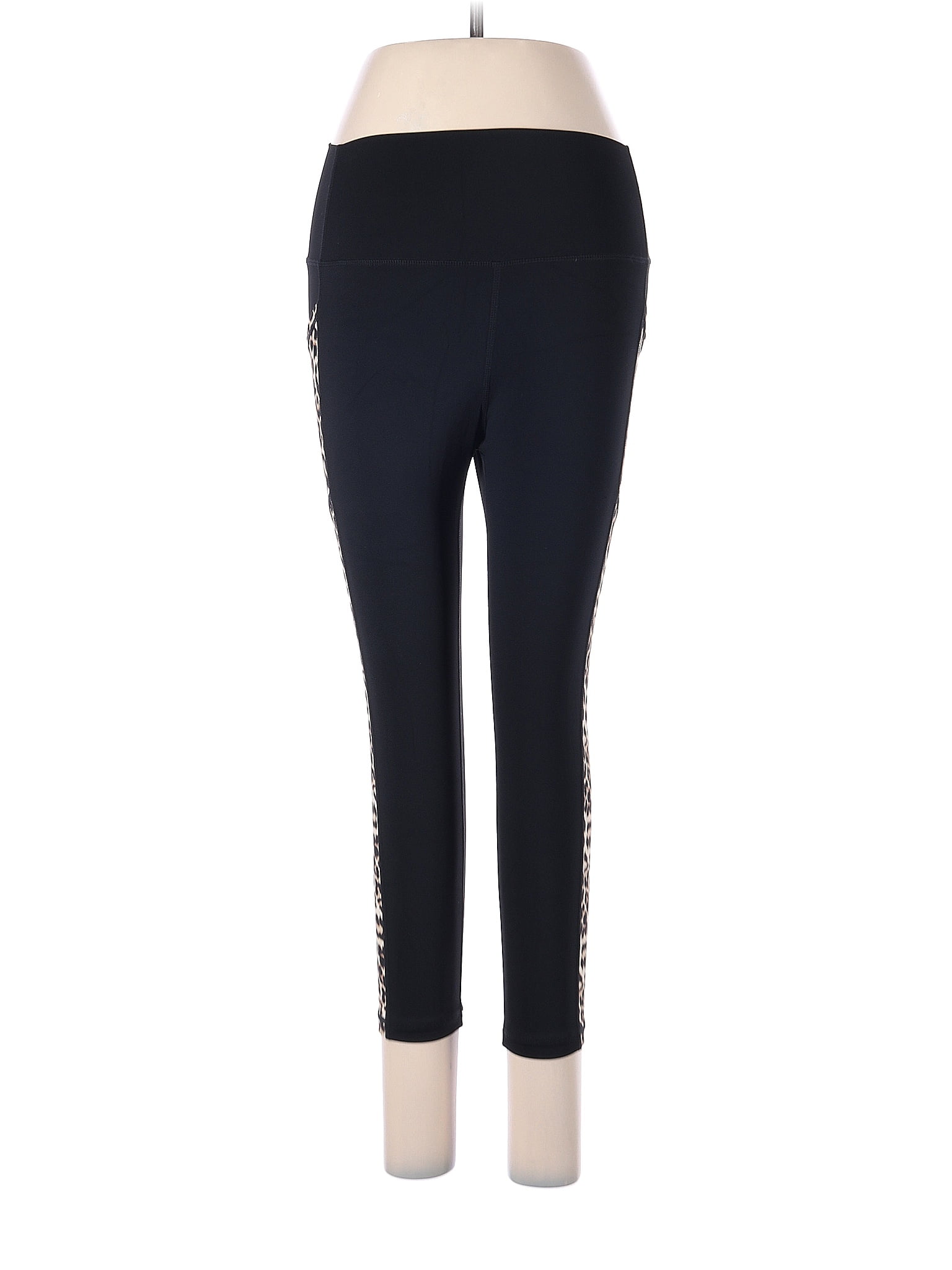 Zyia Active Black Silver Leggings Size 6 - 8 - 55% off