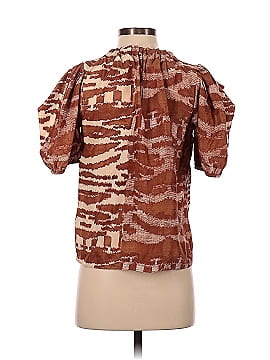 Ulla Johnson Short Sleeve Silk Top (view 2)