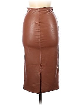 Commando Faux Leather Skirt (view 2)