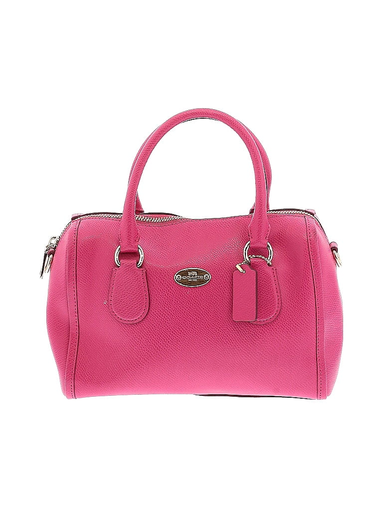 Coach Factory Pink Leather Satchel One Size - photo 1