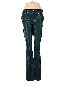 Platinum Faux Leather Pants (view 1)