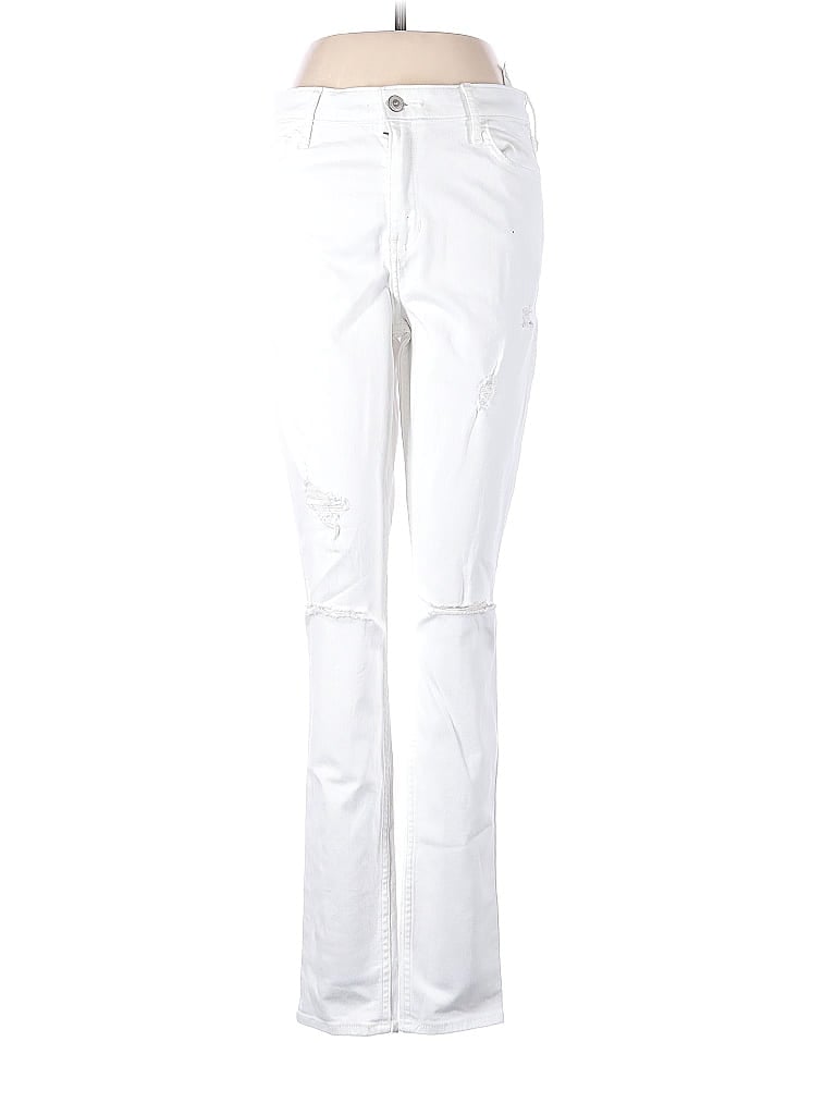 Hollister White Jeans Size 9 - photo 1