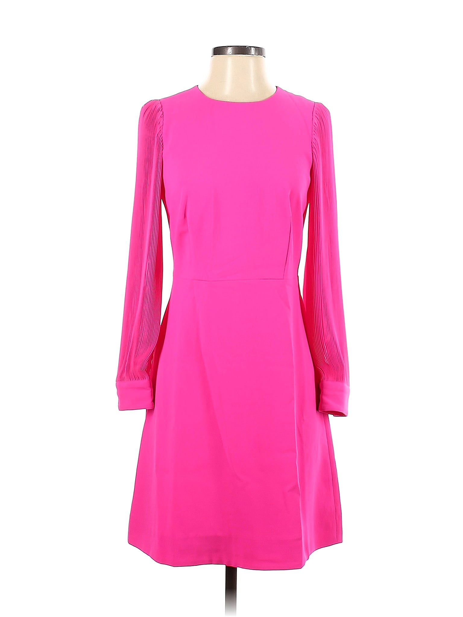 J.Crew 100% Polyester Pink Casual Dress Size 0 - 70% off | thredUP