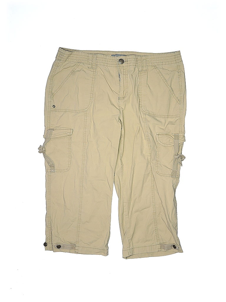 Natural Reflections Tan Cargo Pants Size 14 - 64% off | thredUP