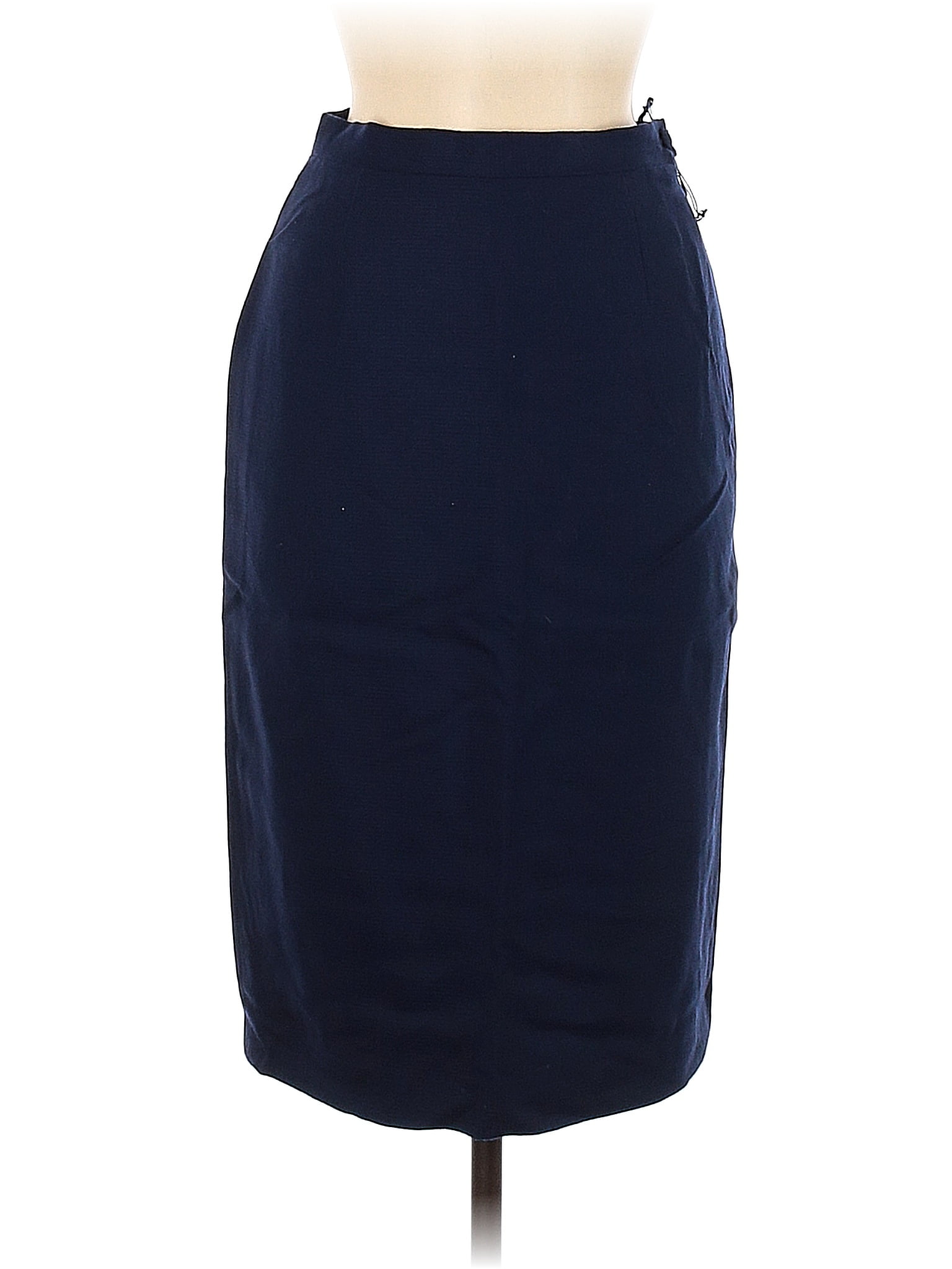 Burberry Solid Navy Blue Vintage Casual Skirt Size 42 (EU) - 70% off ...