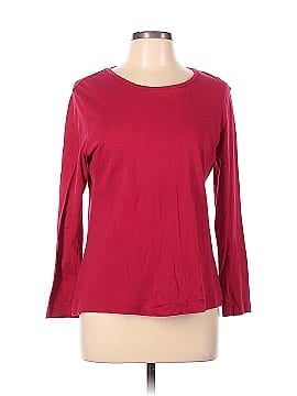 Pink Twill Long Sleeve T-Shirt (view 1)