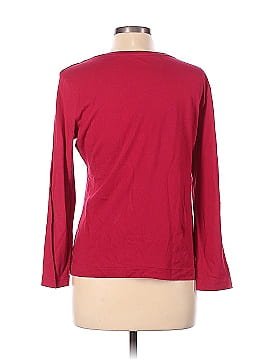 Pink Twill Long Sleeve T-Shirt (view 2)
