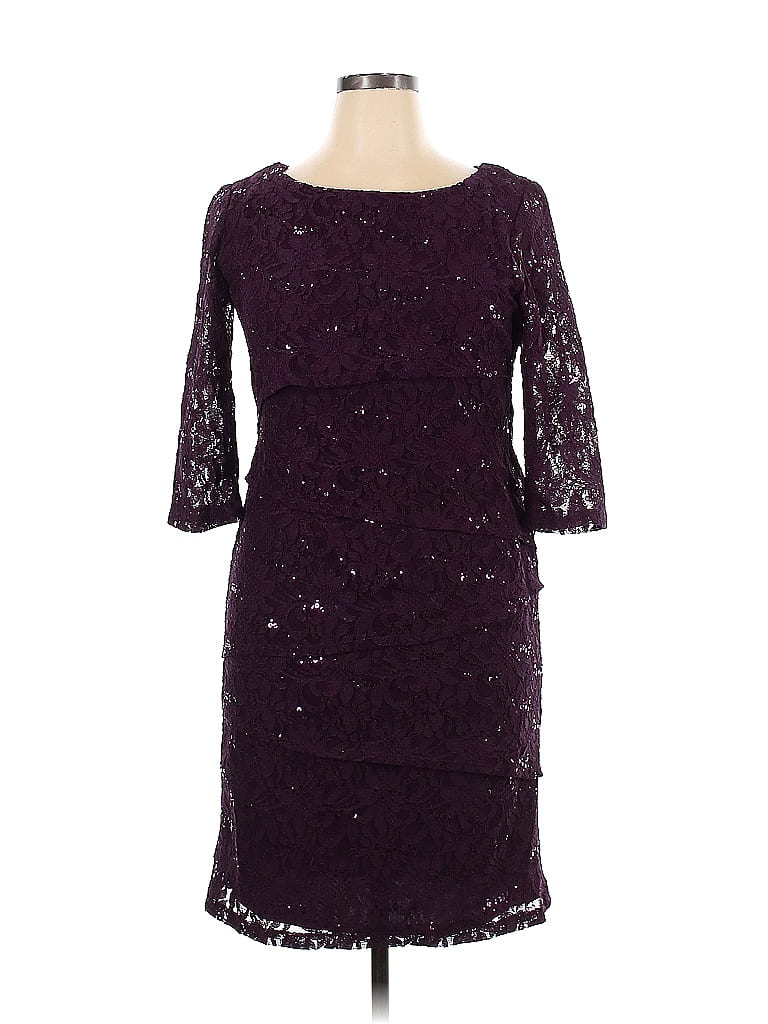 Ronni Nicole Purple Cocktail Dress Size 12 - 59% off | thredUP