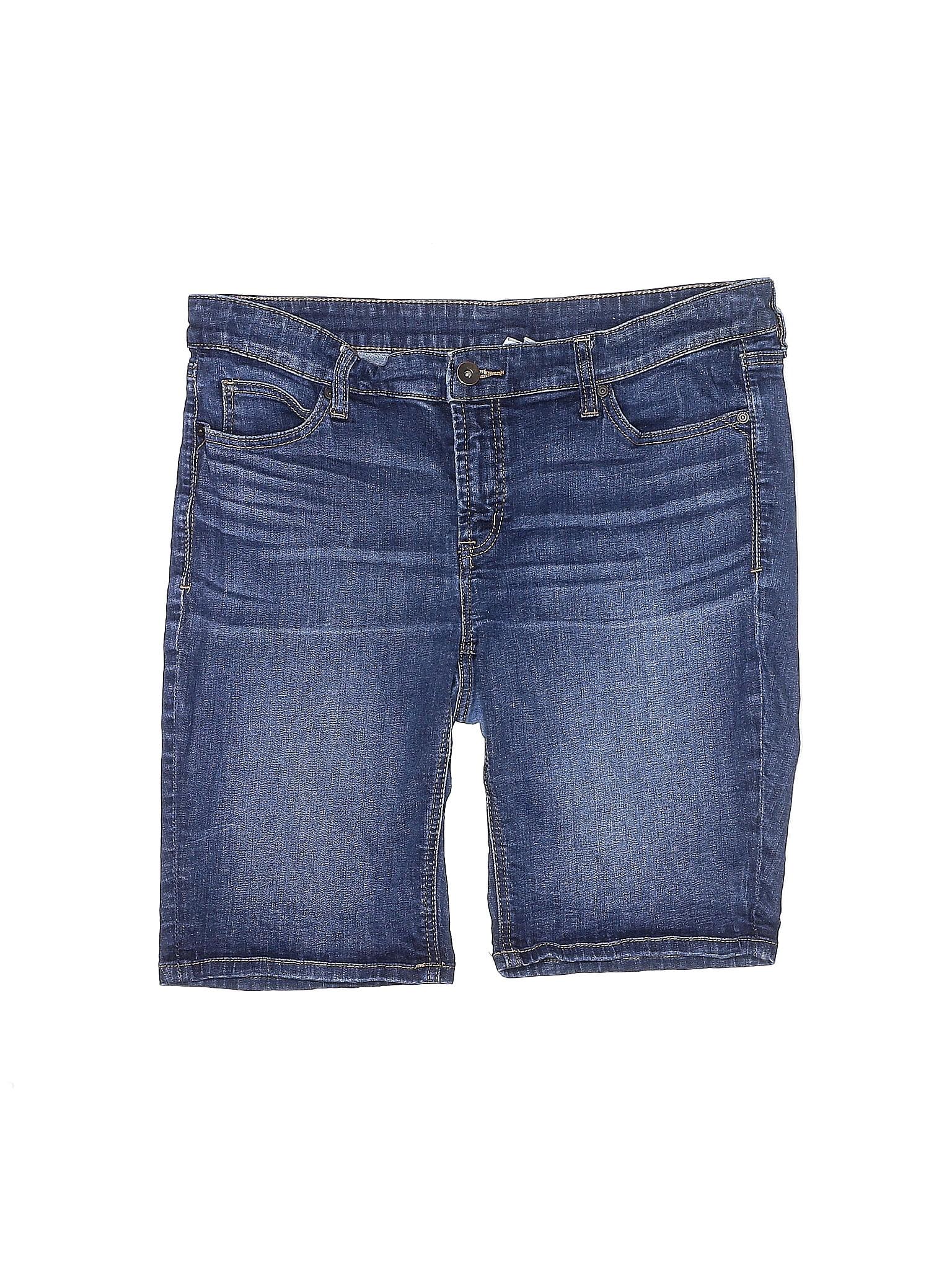 JCPenney Blue Denim Shorts Size 16 42 off thredUP
