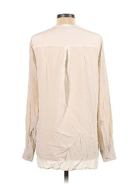 Vince. Long Sleeve Silk Top (view 2)