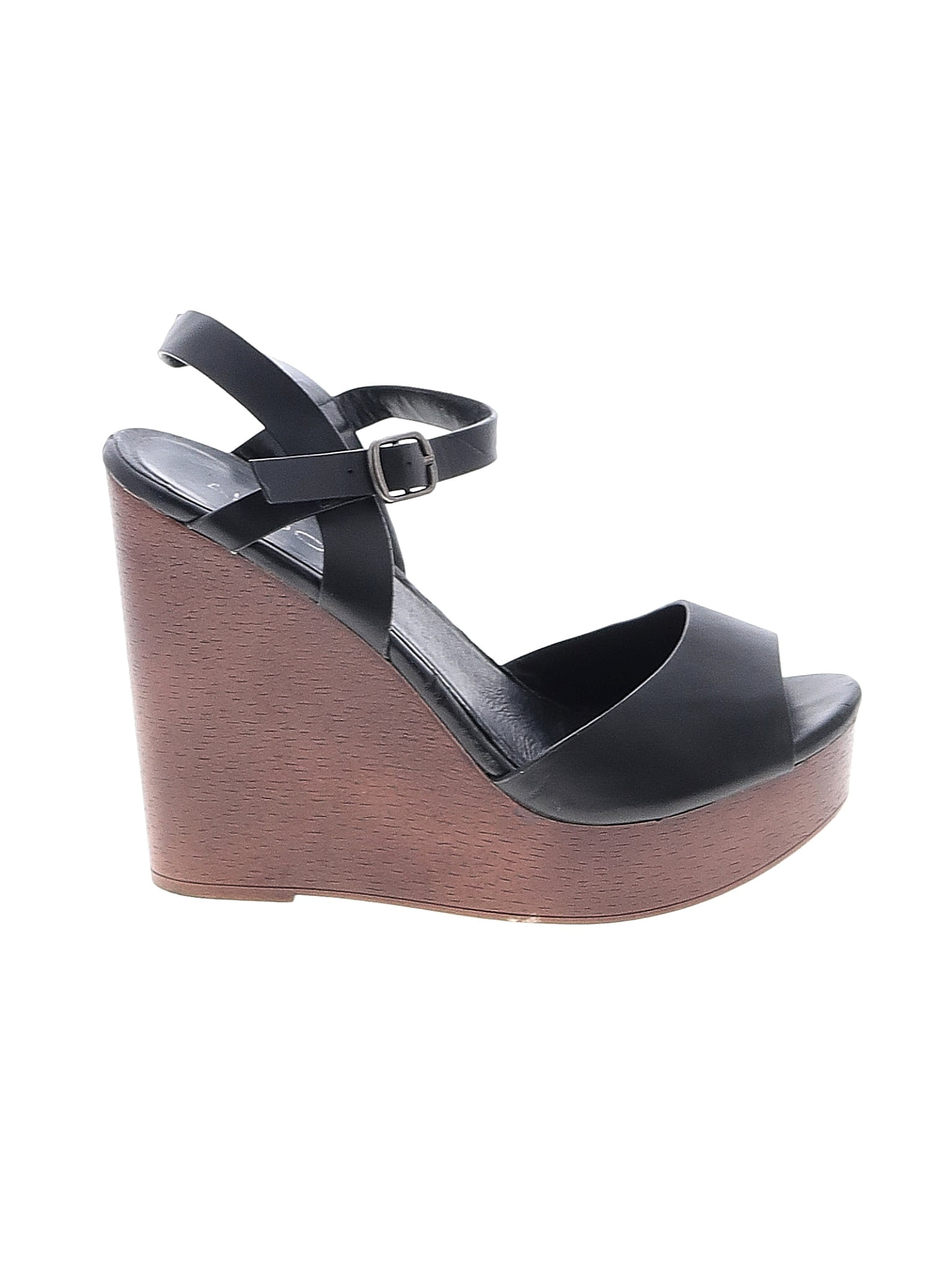 aldo black wedges