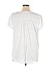 St. John Sport 100% Cotton White Short Sleeve Top Size 1X (Plus) - photo 2