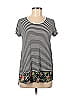 Filly Flair Black Short Sleeve Top Size M - photo 1