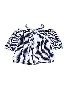 Zara Knitwear Short Sleeve Blouse (view 1)