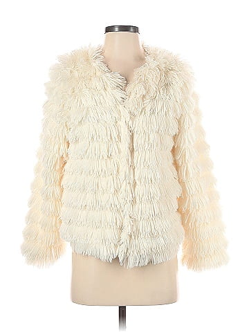 She and sky sale faux fur jacket