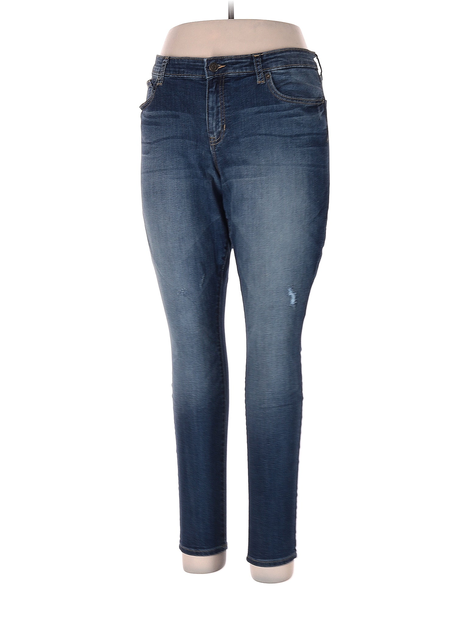 Gap Outlet Solid Blue Jeans Size 18 (Plus) - 45% off | thredUP