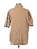 Unbranded Tan Short Sleeve Blouse Size L - photo 2