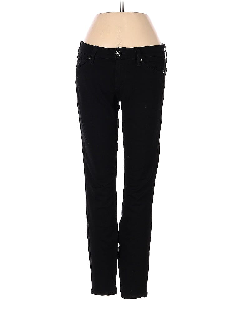 Pre-owned 7 For All Mankind Jeans In Black