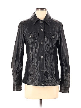 Denim & Co Leather Jacket (view 1)
