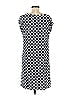 Agaci-Too Houndstooth Argyle Checkered-gingham Grid Tweed Graphic Blue Casual Dress Size 44 (IT) - photo 2