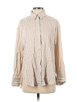 Zara Long Sleeve Button-Down Shirt (view 1)