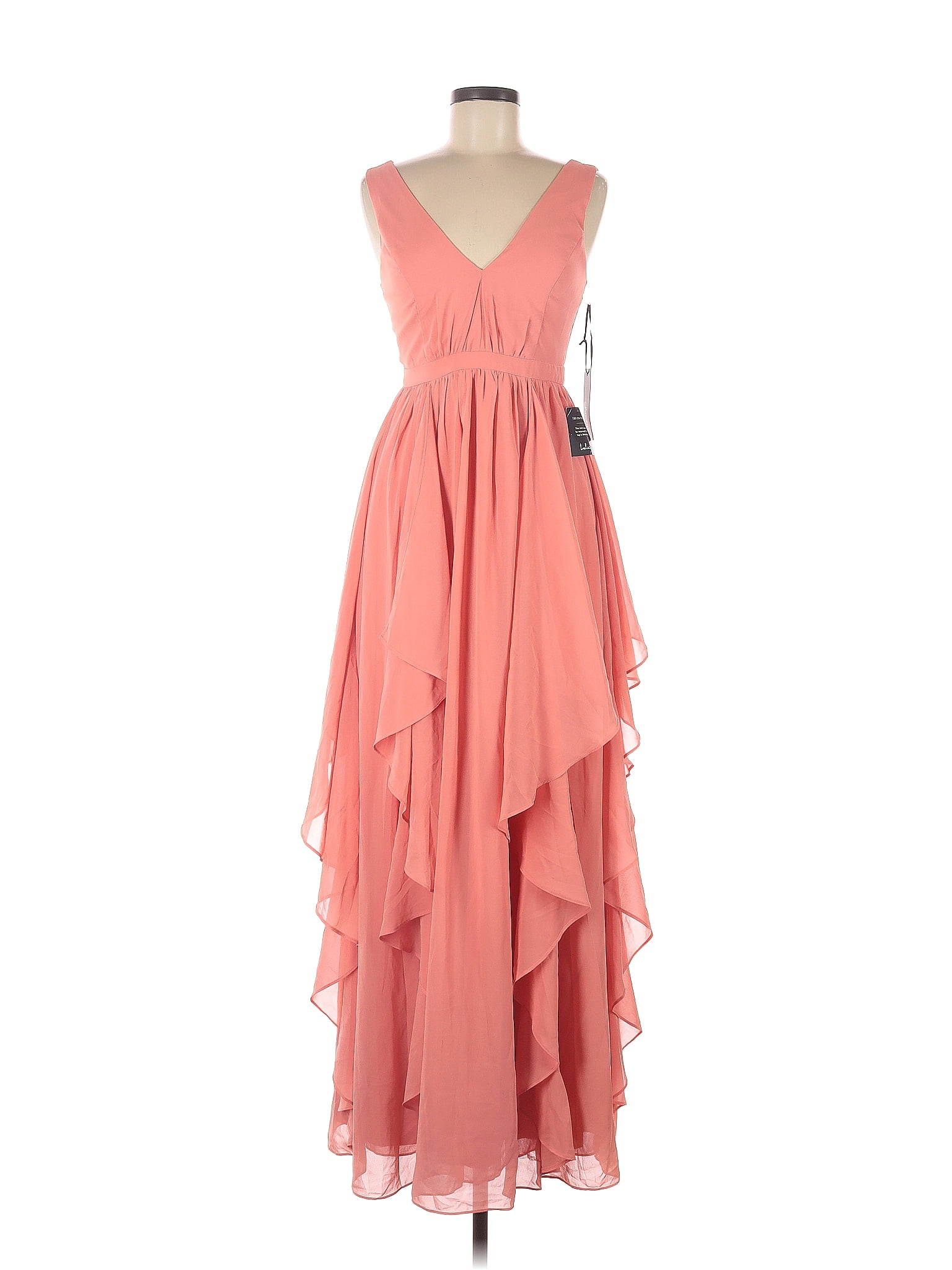 Lulus 100 Polyester Pink Cocktail Dress Size M 60 off thredUP