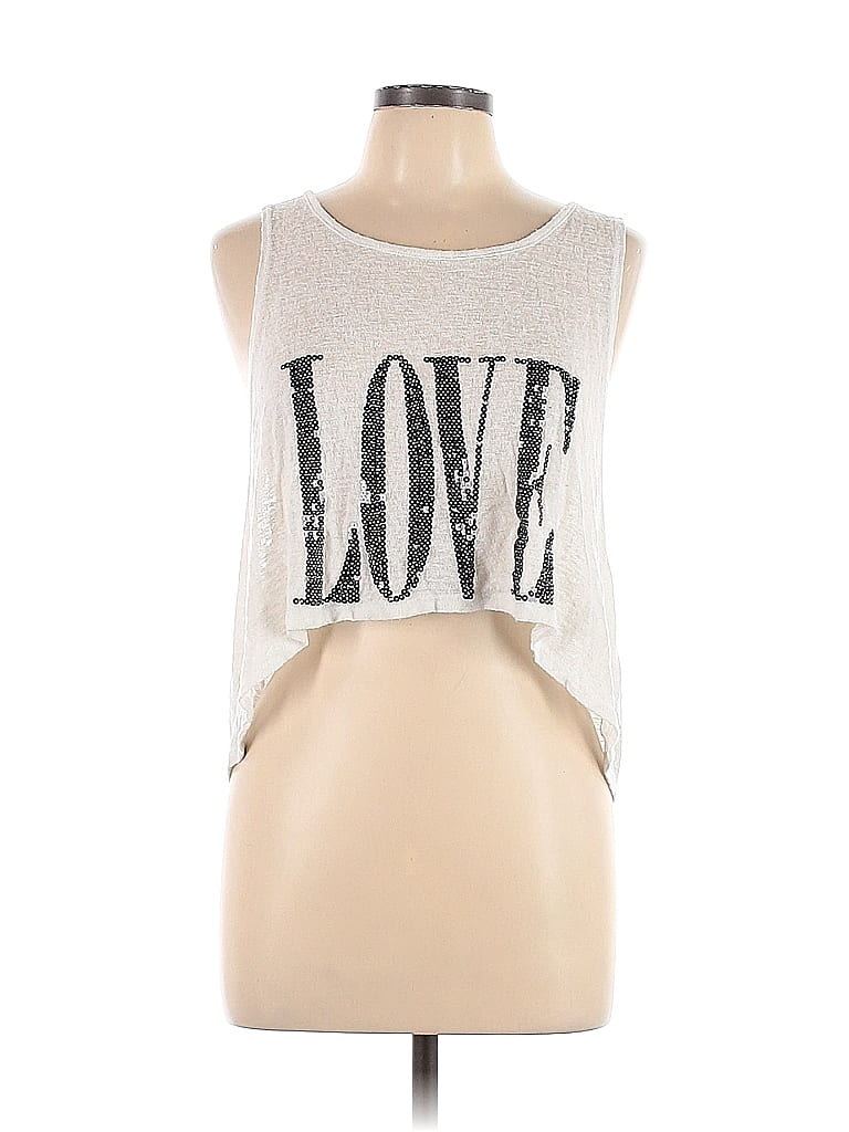 LA Banga USA Silver Tank Top Size L - photo 1