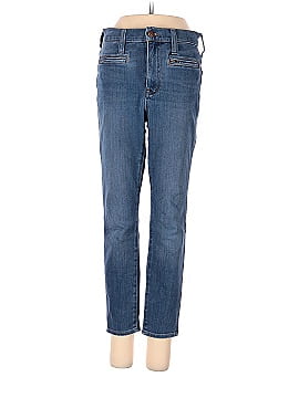 Madewell Petite 10" High-Rise Roadtripper Jeggings in Ellerby Wash: Zip Pocket Edition (view 1)