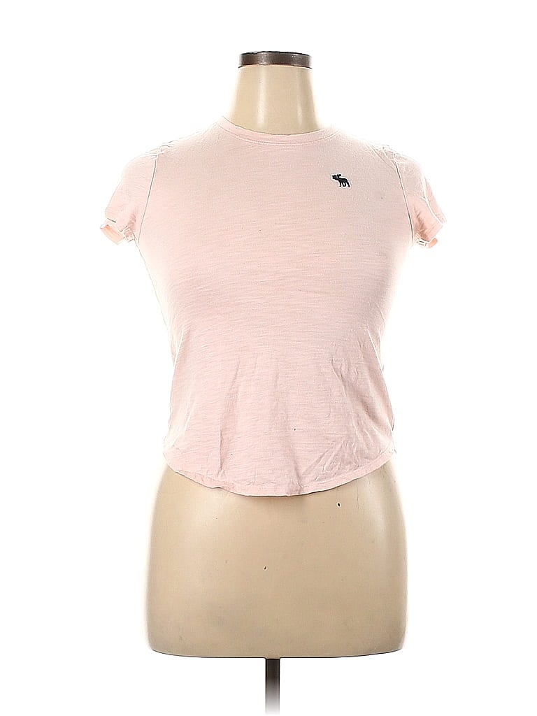Pre-owned Abercrombie Short Sleeve T-shirt In Pink