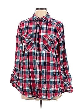 Taylor & Sage Long Sleeve Button-Down Shirt (view 1)