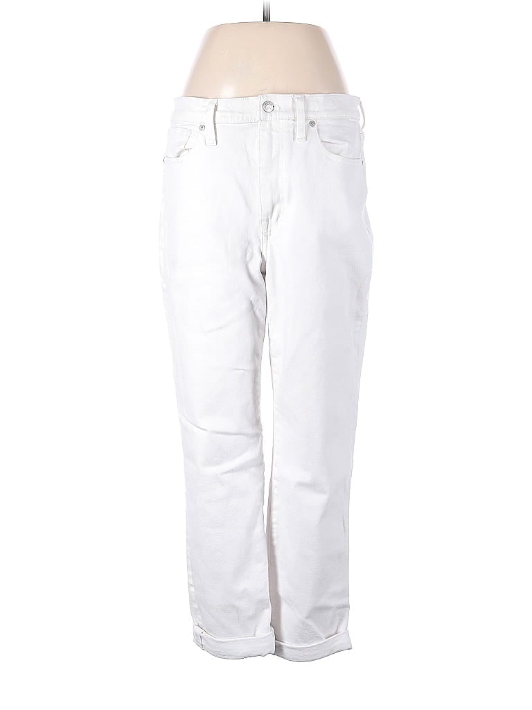 Madewell Solid White Jeans 29 Waist - 72% off | thredUP