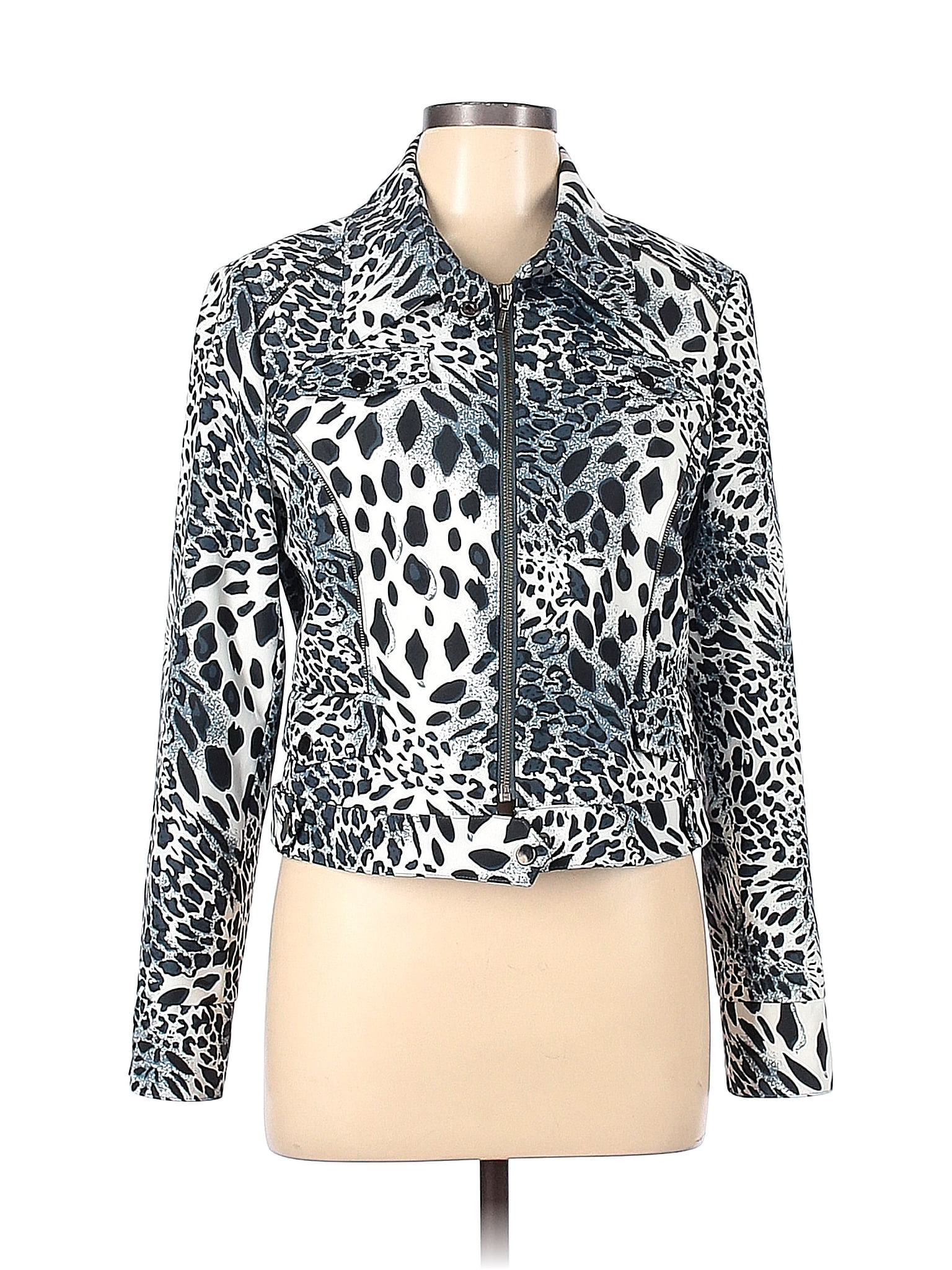 Lena Gabrielle Silver Jacket Size 12 78 off thredUP