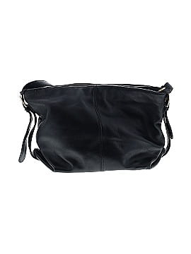 Stone Mountain Black Leather Handbag Shoulder Bag Purse - $28 - From The