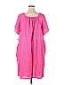 Terra & Sky Pink Casual Dress Size 3X (Plus) - photo 2
