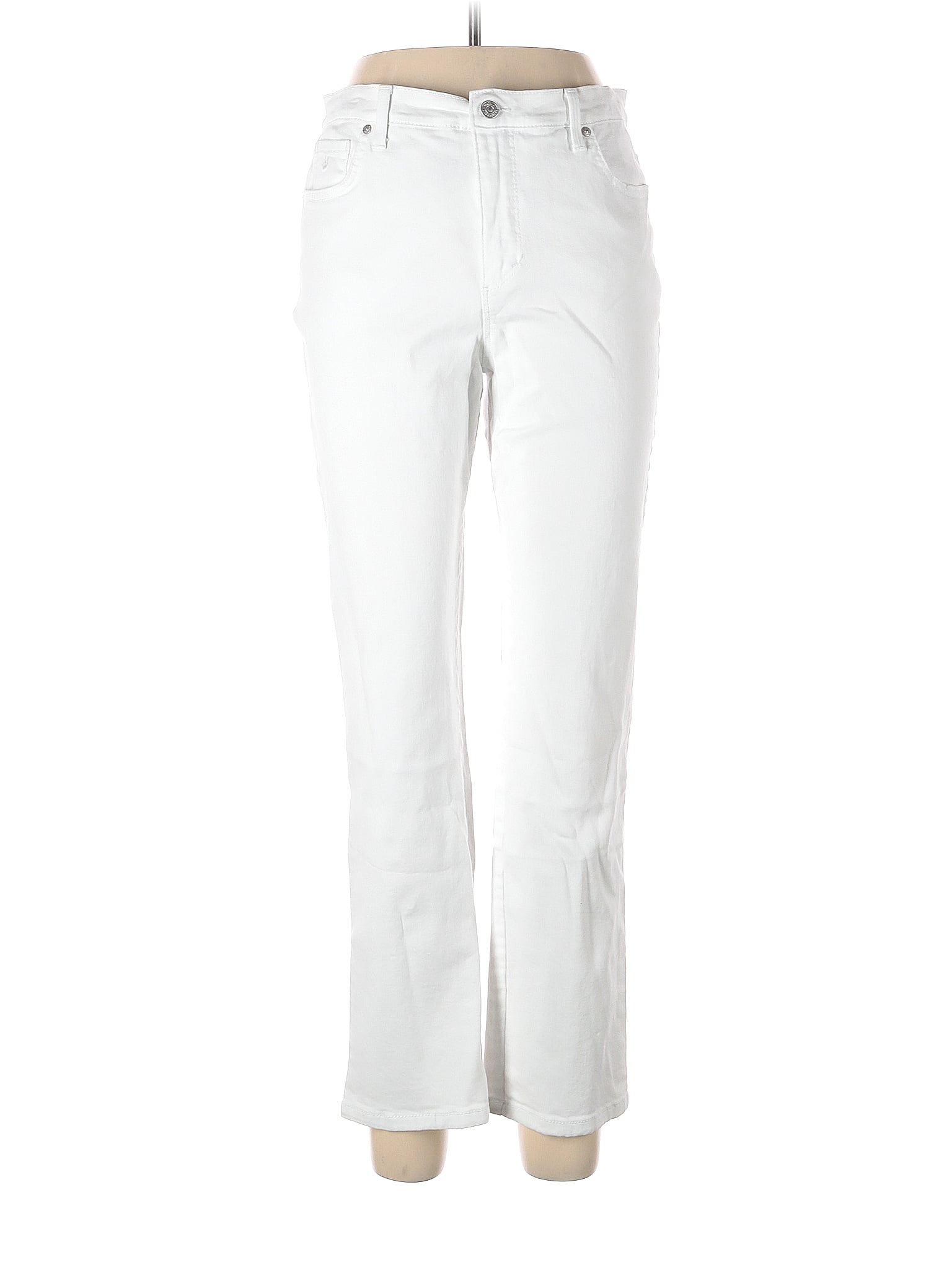 Gloria Vanderbilt White Jeans Size 12 (Petite) - 64% off | thredUP