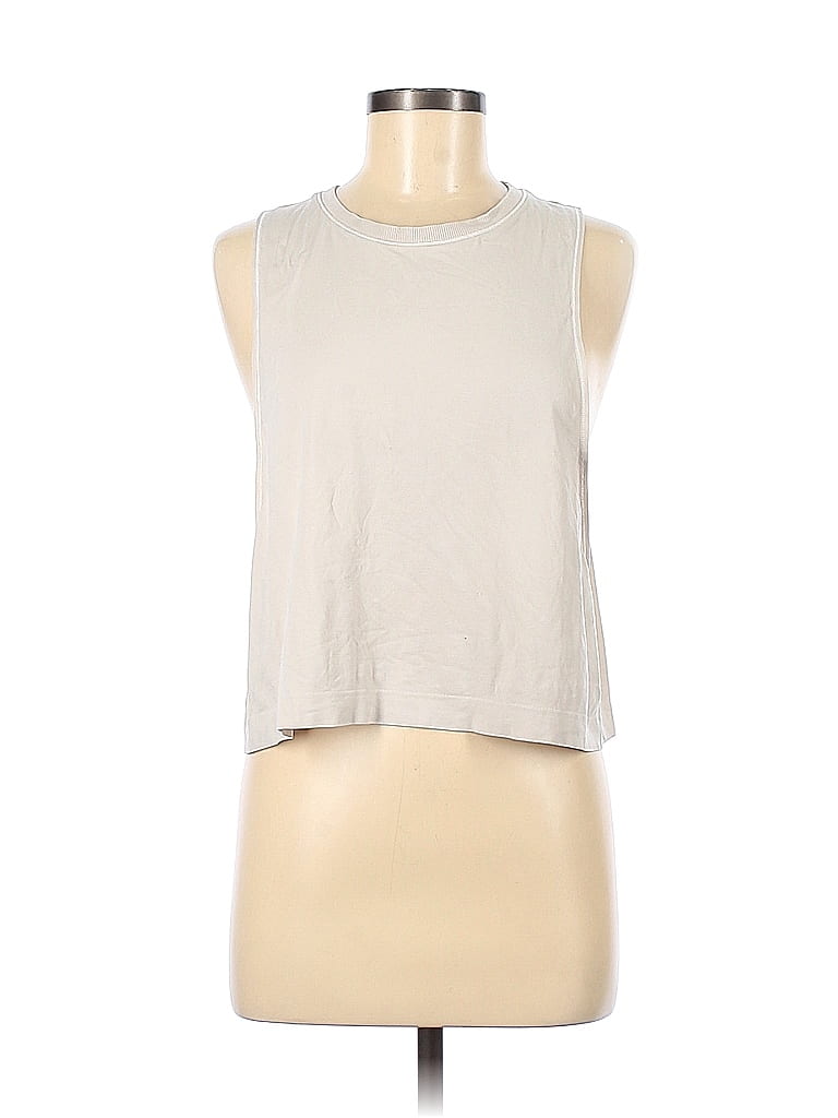 Athleta 100% Nylon Ivory Active T-Shirt Size M - 65% off | thredUP