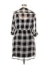 Old Navy 100% Polyester Plaid Gray Casual Dress Size XL - photo 2