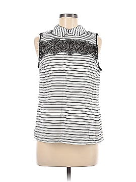 Karl Lagerfeld Paris Sleeveless Blouse (view 1)