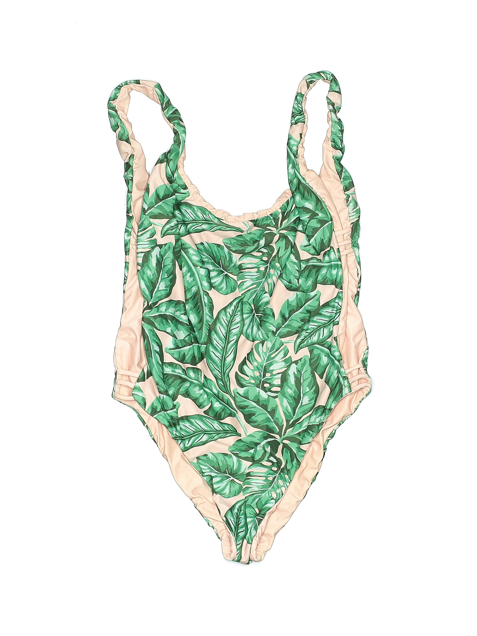 WATERCOLORS by Kenny Flowers Green One Piece Swimsuit Size M 71 off