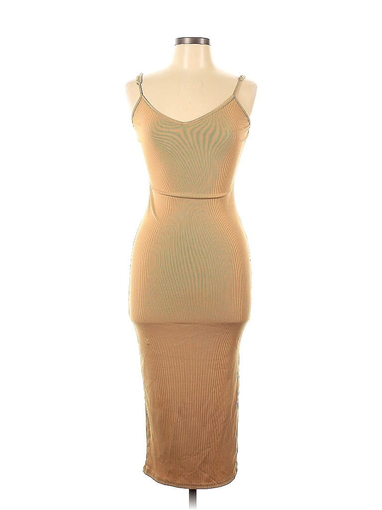 Pre-owned Shein Cocktail Dress In Brown