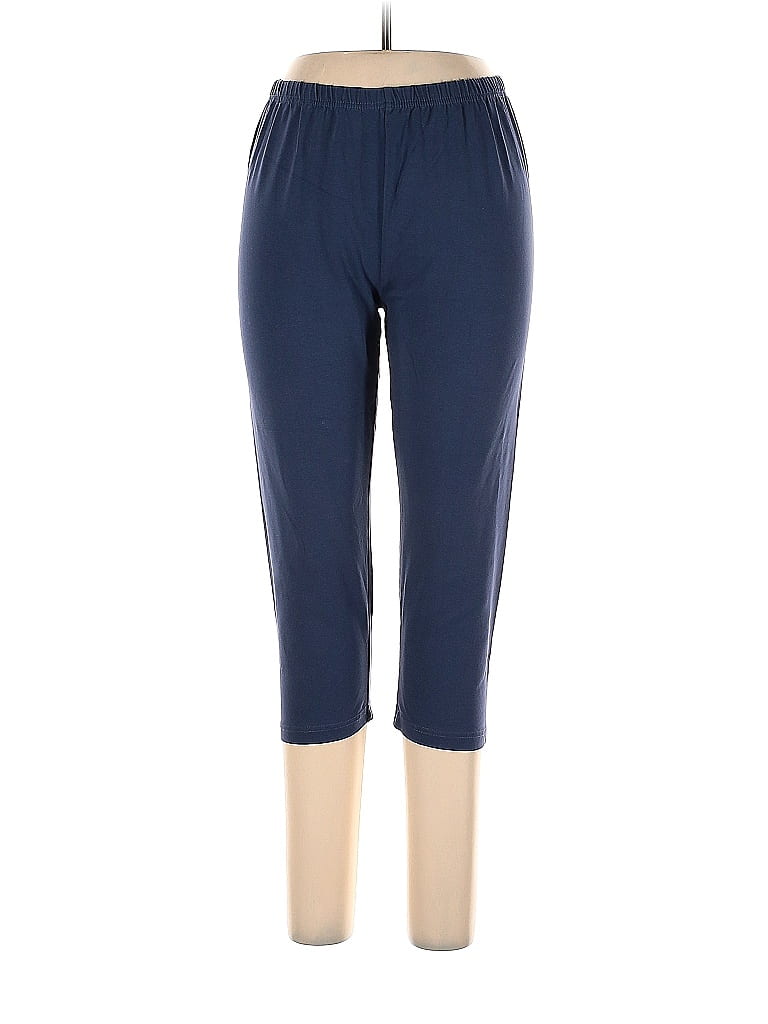 Anthony Richards Solid Blue Leggings Size XL 46 off thredUP
