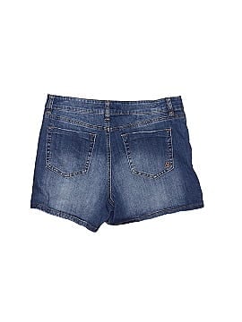 Indigo Blue Denim Shorts (view 2)