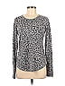 Sweet Romeo Animal Print Leopard Print Gray Cardigan Size M - photo 1