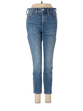 Madewell Petite 10" High-Rise Skinny Crop Jeans in Sheffield Wash (view 1)