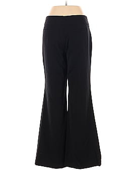 Simply Vera Vera Wang Solid Black Casual Pants Size L (Petite) - 59% off