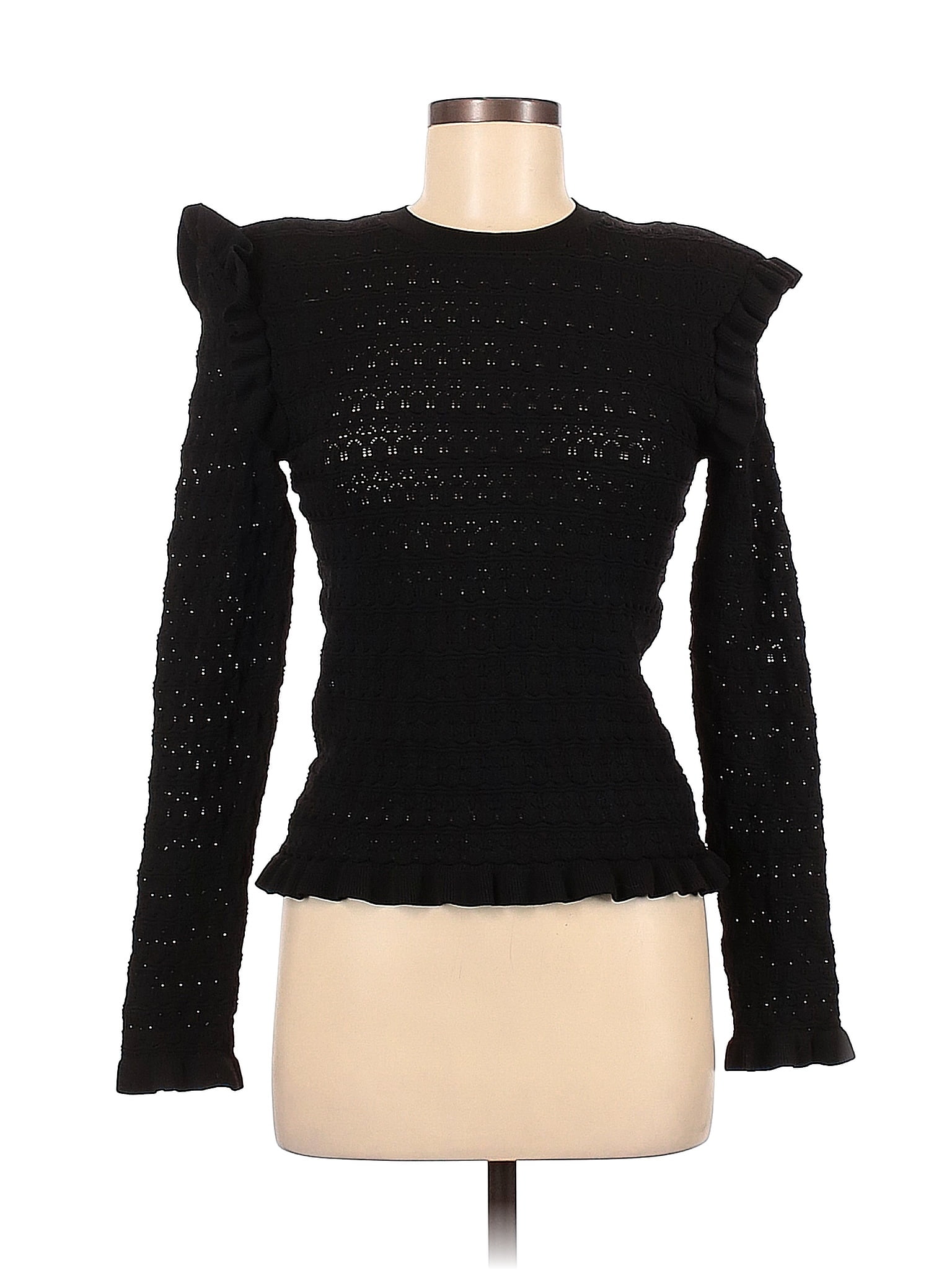 Pull Femme PBJ Sport Motif épouvantail Citrouille Tournesols - Taille M Automne